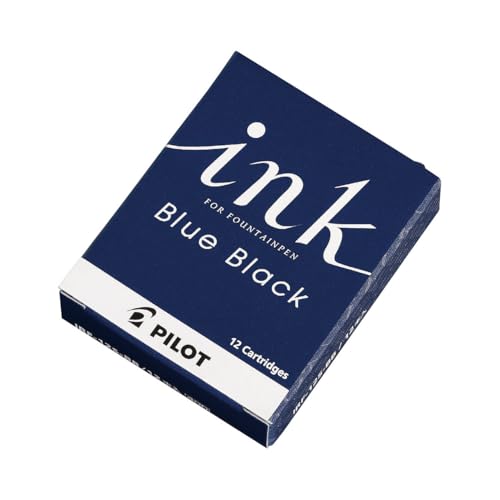 Pilot Fountain Pen Ink Cartridges, Blue-Black, IRF12SBB