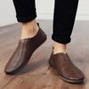 Hand-stitching Men's Casual Shoes Comfortable Man Soft Loafers Genuine Leather Moccasins Slip on Flats Simple Male Driving Shoes