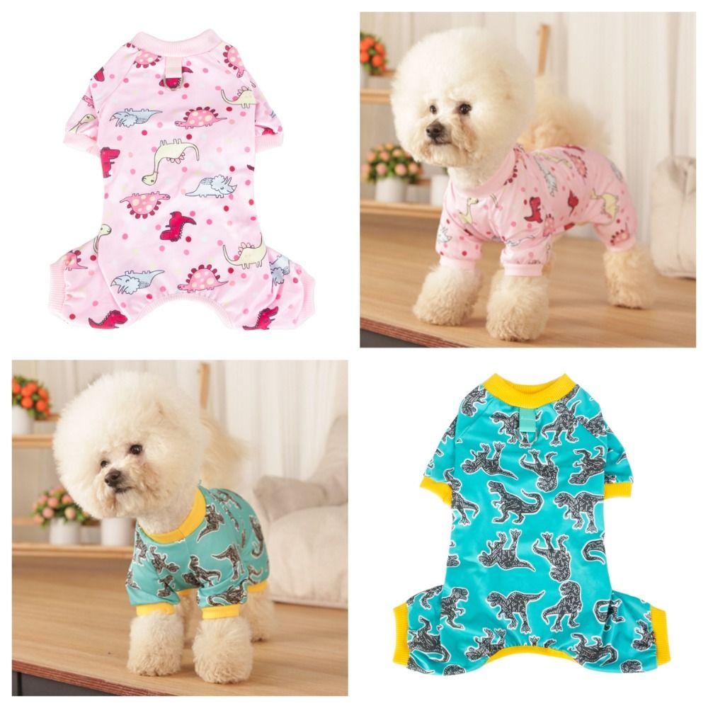 Cotton Soft Material Dog Pajama Stretchable Pet Apparel New Winter Puppy Clothes  For Small Dogs