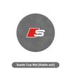 1 adet Süet Araba Bardak Altlığı Mat Su Bardağı Yuvaları Kaymaz Ped Audi C5 C6 C7 A4 B6 B8 B7 A6 A3 A5 Q3 Q5 Q7 8P S3 S5 S1 S4 S2 RS3 RS4 RS5 RS6 RS8 için
