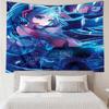 Hatsune-Miku Druck Wandteppich, Hintergrund, Einfache Montage, Ideal für Schlafzimmer, Büro & Wohnzimmer, mit Ästhetischer Wanddekoration.