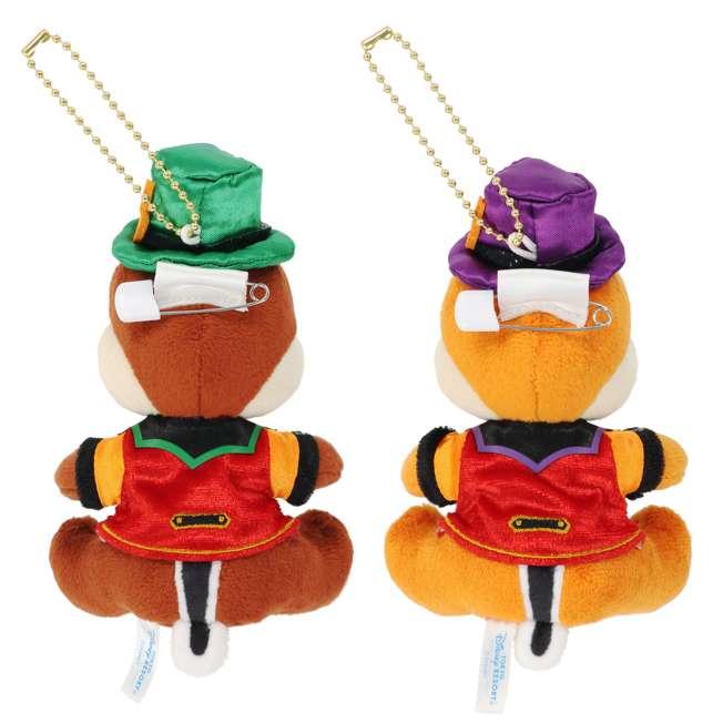 Disney Chip and Dale Plush Badge 2 Set Disney Halloween Japan NEW Disney Store