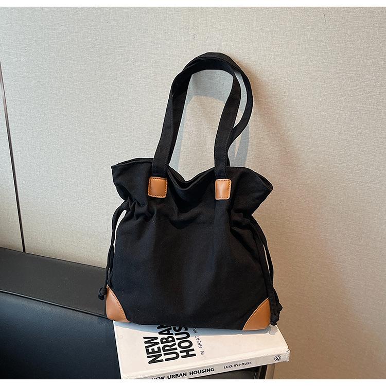 Versatile New Women's Shoulder Bag Cute College Student Lazy Style Class Large Capacity Messenger Tote Women's Bag