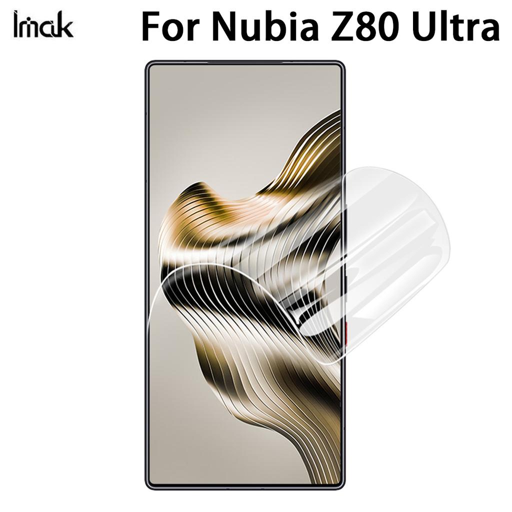 For Nubia Z80 Ultra 5G Glass IMAK Hydrogel Film 4th Generation Full Coverage Screen Protector