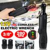 12V 3/8 Inches Cordless Electric Right Angle Wrench Ratchet Wrench With LED Lights 0/1/2 Batteries Power Tools