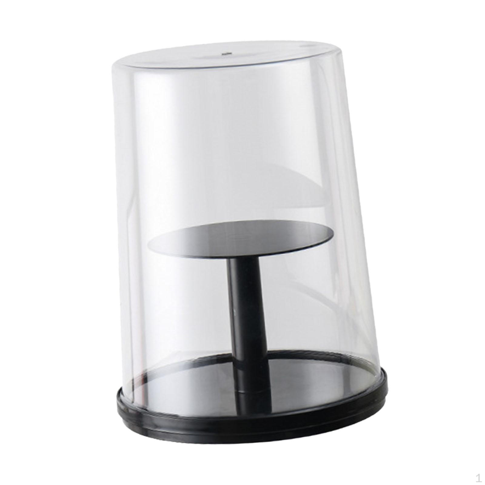 

Action Figure Display Case, Stand, Table Centerpiece, Rotating Lightweight Showcase for