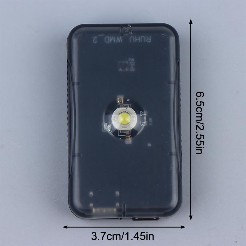 

Motorcycle Tail Box Sensor Light - LED Anti-Collision Lamp for Locomotive Box, Outdoor Fishing Camping Night Light чорний