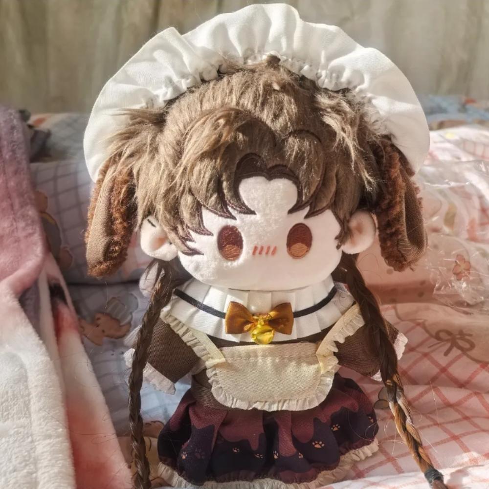 1 set Lolita Dress 20cm Cotton Doll Clothes Cat Paw Plush Doll Clothes  20cm Cotton Doll