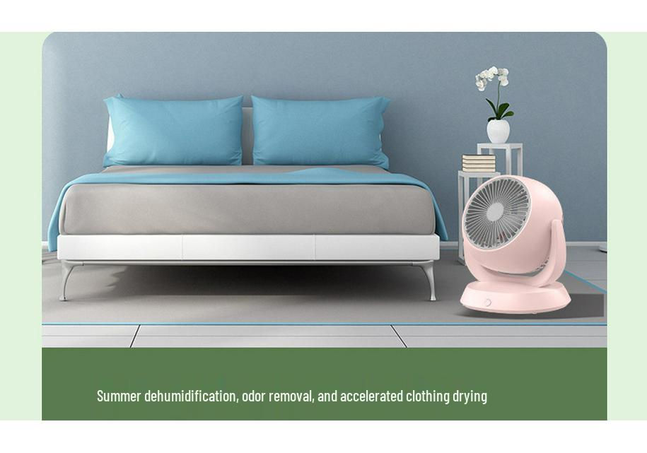 Compact USB-Powered Desktop Air Circulator Fan