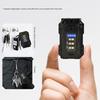 700mAh Portable Mini Keychain Light LED High Bright Flashlight Dual Light Source Outdoor Camping Fishing Magnetic Emergency Lamp