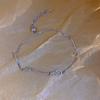 Korean Geometric Micro-Pavé Luxury Bracelet - Trendy  Hand Jewelry For Women Daily Party Accessories