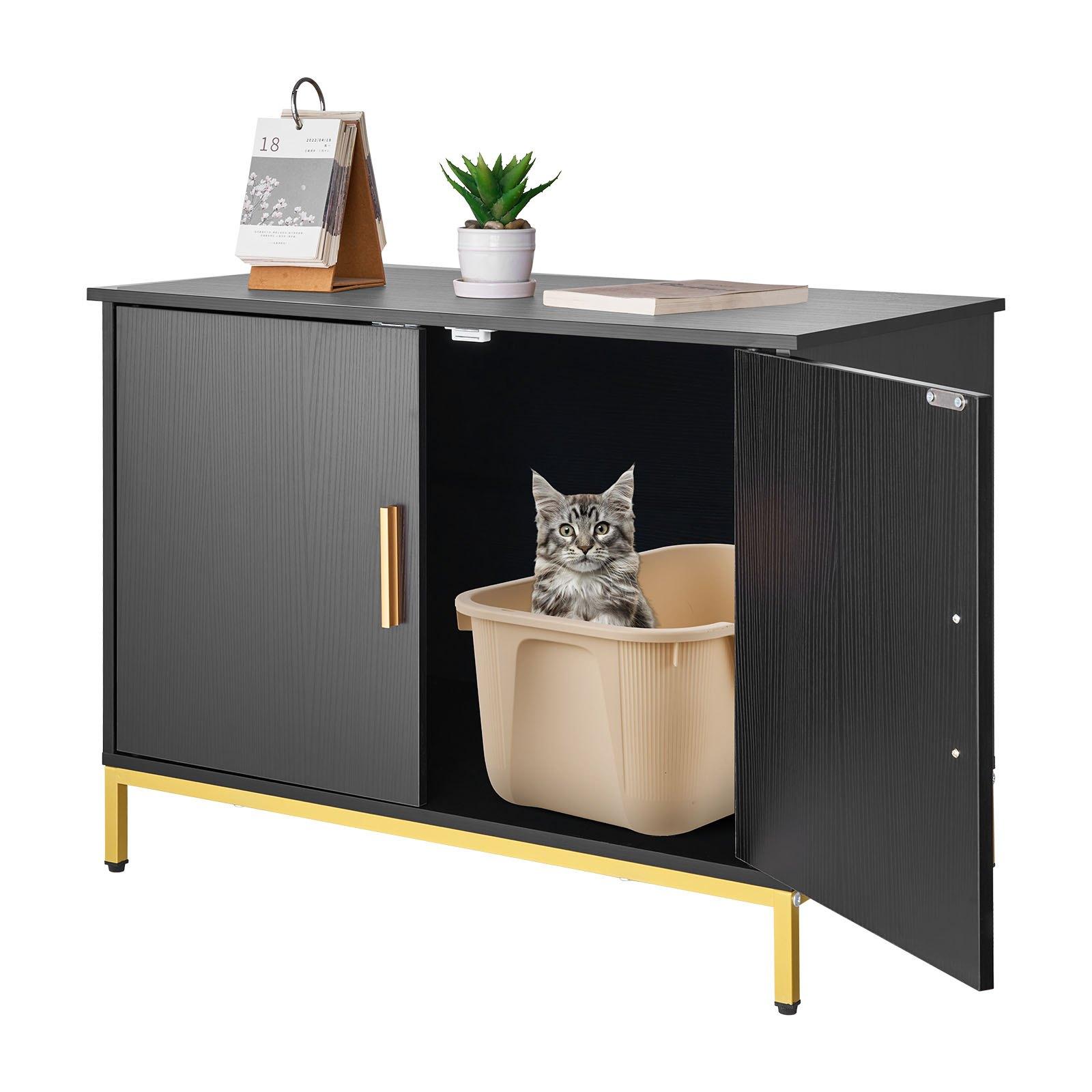 VEVOR Cat Litter Box Enclosure Furniture