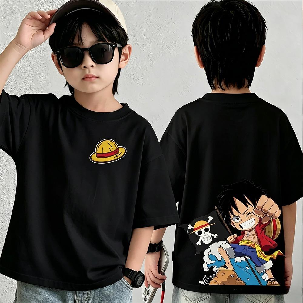 Nuovo Arrivo Estivo T-shirt a Maniche Corte con Stampa Pattern unisex stampa anime casual alla moda streetwear stile Y2K