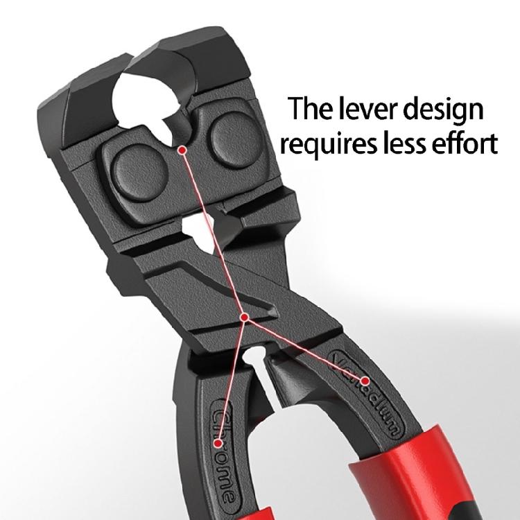 Durability Steel Tip Cutter 8Inch End Cutting Pliers Enhanced Mechanism for Effort Reduction Long Last Performances