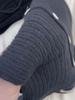 Women's Spring/Summer Wool Knit Cardigan – Half-High Round Neck, Plain Color, Versatile Outerwear Sweater.