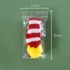 Knitted Striped Pet Christmas Scarf Cats Dogs Rabbits - Warm Thick Wool Neck Warmer Winter Holiday Photoshoot