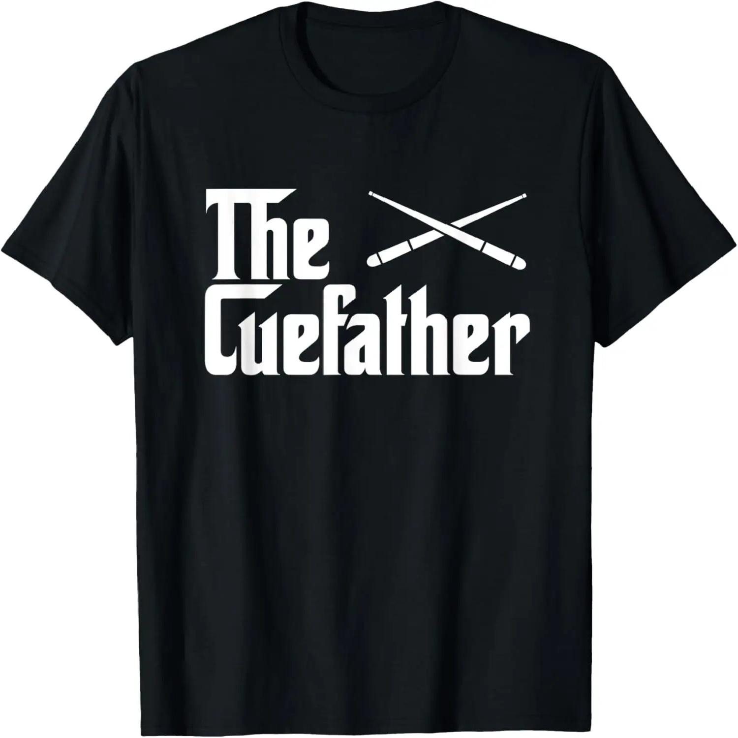 The Cue Father Funny Pool Billiards Player Gift T-Shirt S