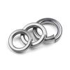 304 Stainless Steel Spring Washer - US/UK Standard, Open Design, Sizes 4# To 1 Inch