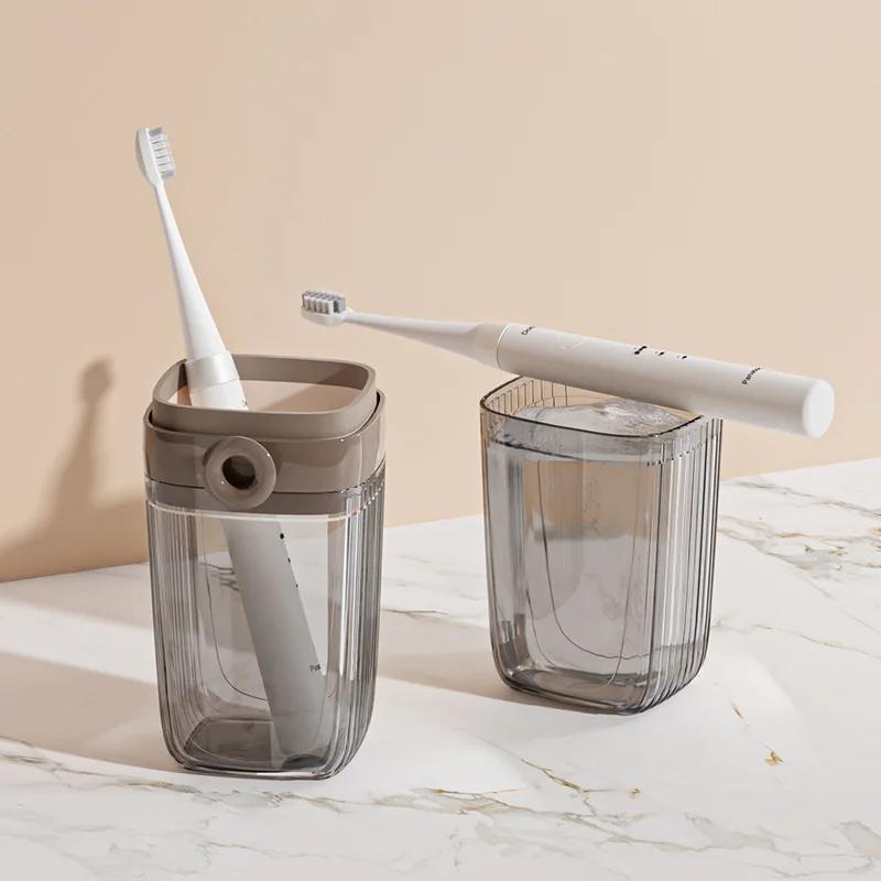 Toothbrush Travel Containers Transparent Toothpaste Holder Storage Case Travel Camping Organizer Kit Toiletries Storage Box