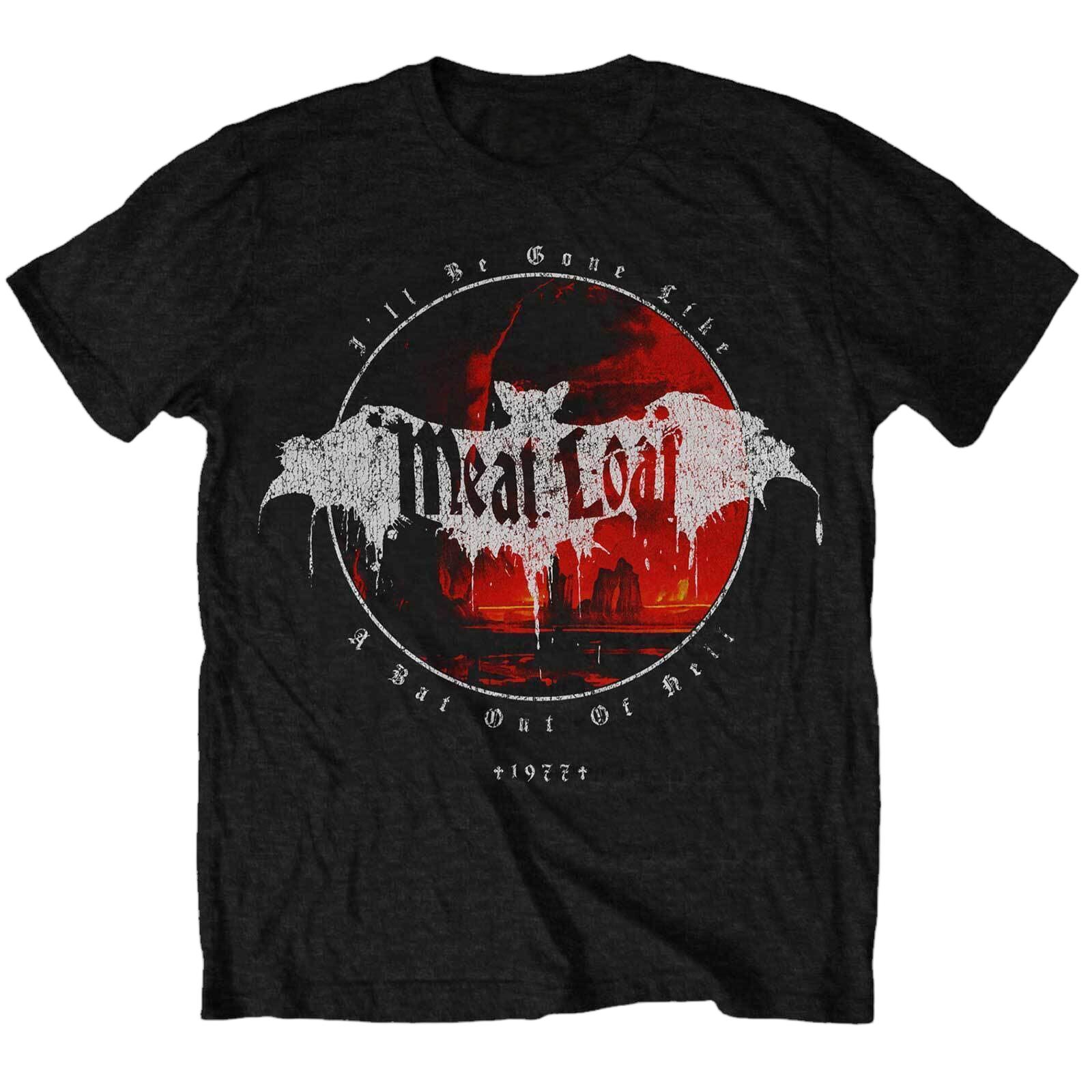 Meat Loaf Bat Out Of Hell Rock T-Shirt S чёрный
