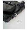 Retro Women's Large-Capacity Soft PU Tote with Leather Buckle - Single Shoulder & Crossbody Bag