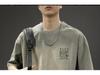 2025 Summer Men's Retro Washed Printed Short Sleeve Casual Tee - Loose Fit