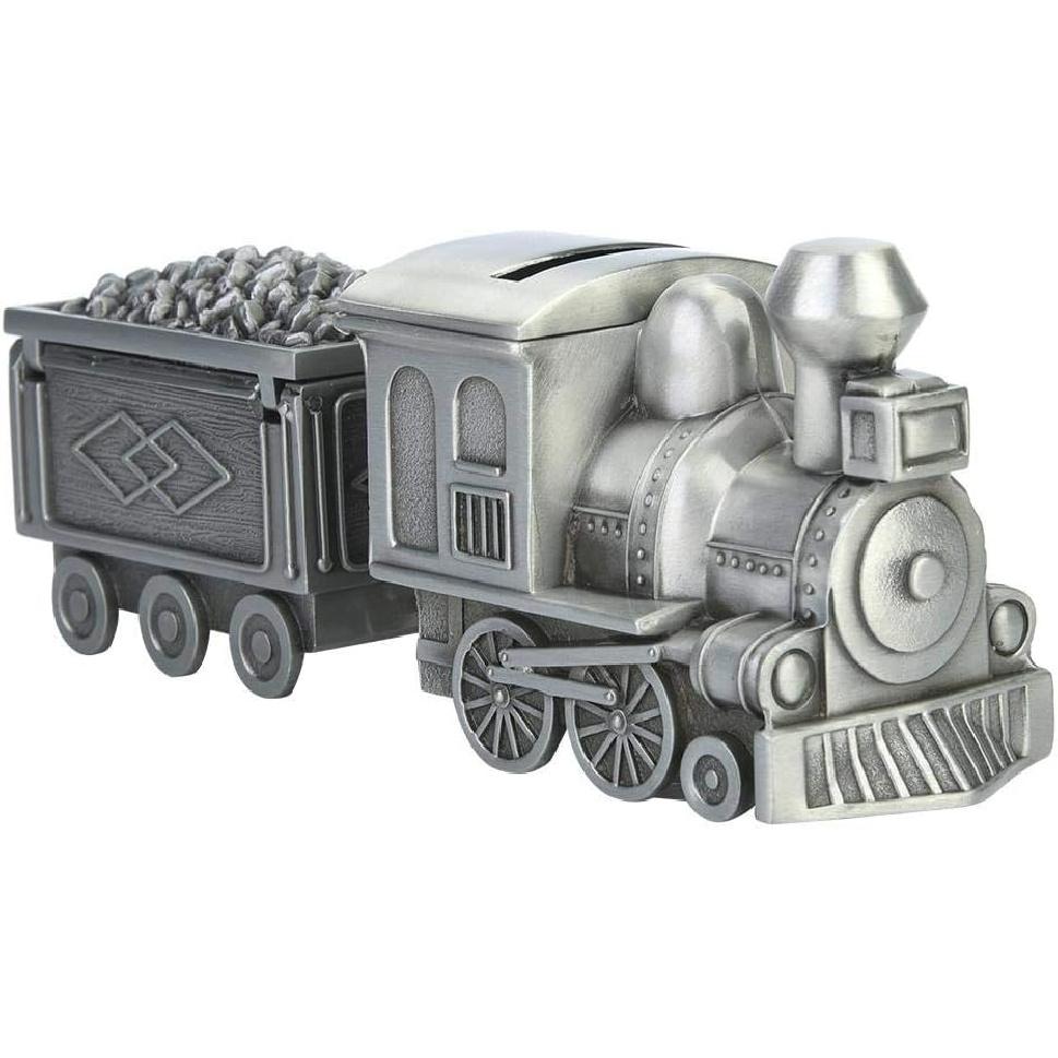 Money Saving Box Saving Bank 18.5x9x5.5cm Money Saving Bank Alloy Retro Train Model Saving Box Saving Train Saving Money Box for Table Decoration