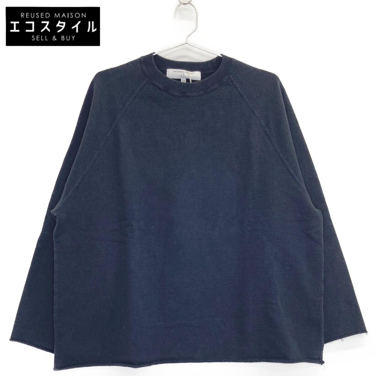 

KATHARINE HAMNETT [x Ron Herman] Navy cut-off glamour sleeve sweatshirt tops XS NavyUsed