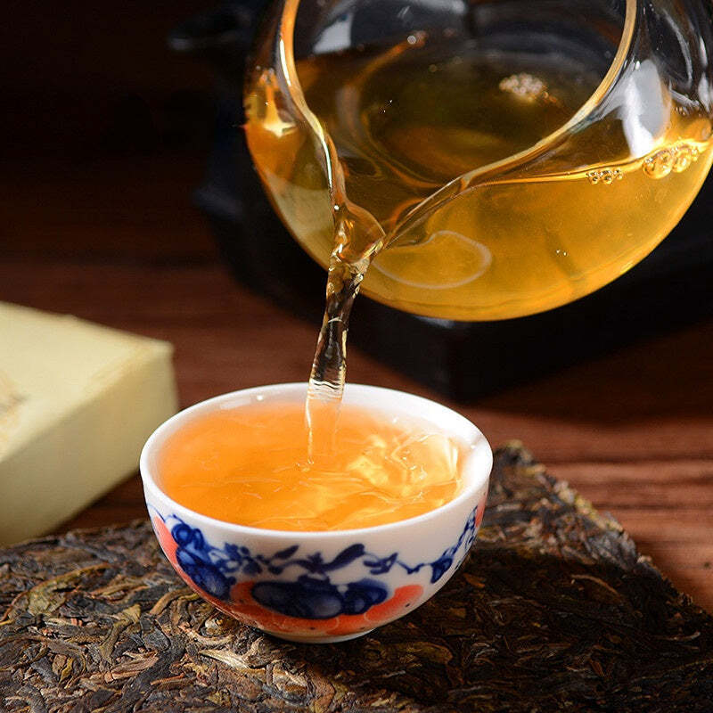 250g Cărămidă Ceai Puerh Brut Jingmai Arbor Pu-erh Shengcha Yunnan Pu'er Ceai Verde