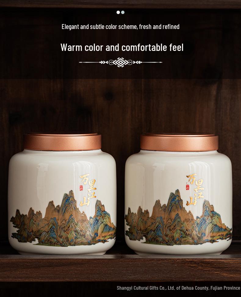 2026 Chinese Style High-Grade Tea Gift Box: Elegant Packaging for Pu'er, Black, and Longjing White Teas