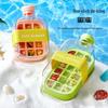 Portable 2-in-1 Ice Maker Bottle with Straw, 800ml