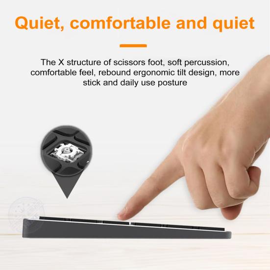 Tastiera numerica wireless compatibile con Bluetooth, 35 tasti, tastiera numerica silenziosa, computer portatile, tastiera numerica desktop, mini tastiera numerica