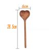 Japanese Tableware Wooden Loving Heart Spoon Kitchen Dessert Coffee Spoon Stirring Cooking Tools