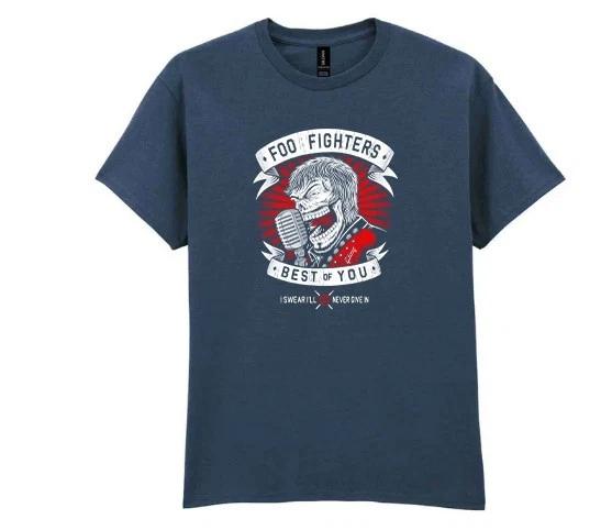 F FIGHTERS Blue Dusk T-Shirt ultra cotton - Alternative rock music concert Tee 3XL