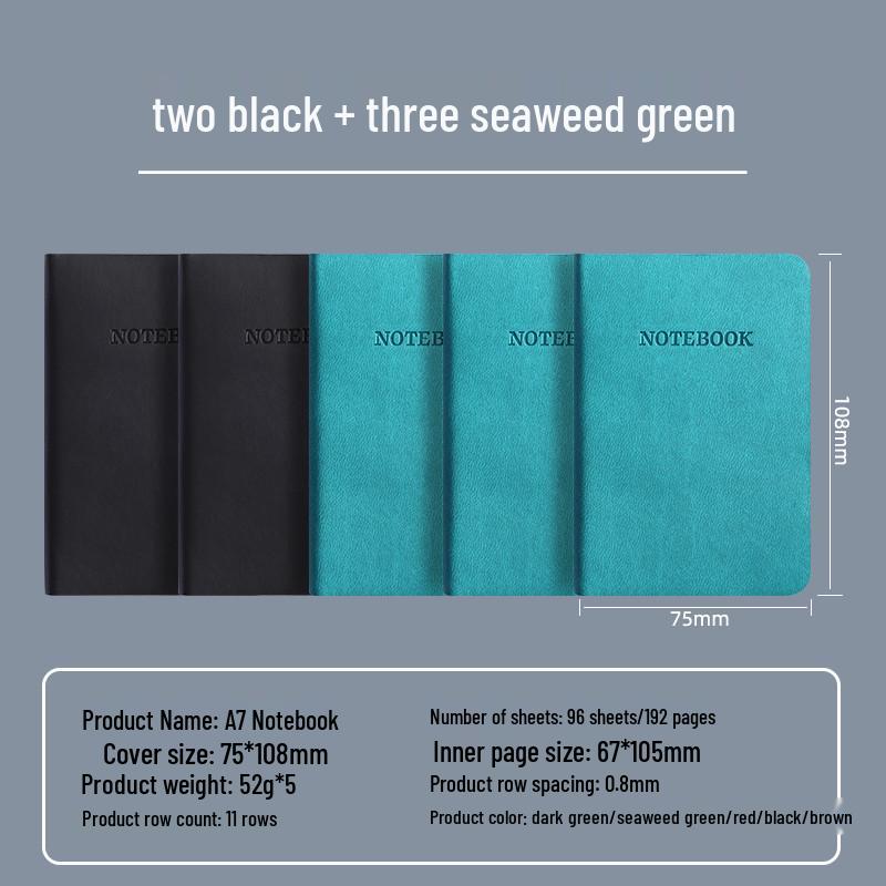 A7 Mini Tragbares Taschennotizbuch für Krankenschwestern und Ärzte