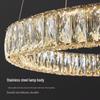 40cm Round Stainless Steel Crystal Chandelier