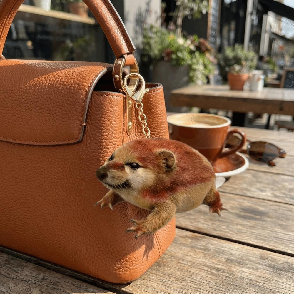 Soft Plush Press Button Voice Sound Keychain Talking Bag Pendant Backpack Ornament