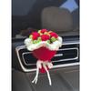 1pc Car Air Outlet Decoration Yarn Hand-Held Flower Car Air Conditioning Decoration