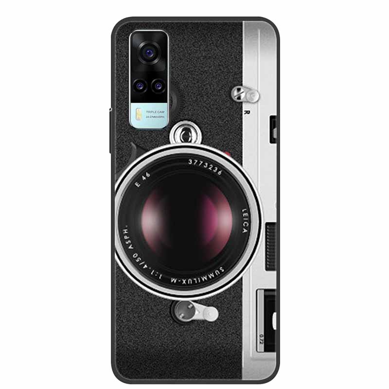 For vivo Y31 2021 Case Shockproof Soft silicone TPU Back Cover For Vivo Y53S 4G Y31 2021 Y 31 Case V2036 Phone Case Cute Cartoon