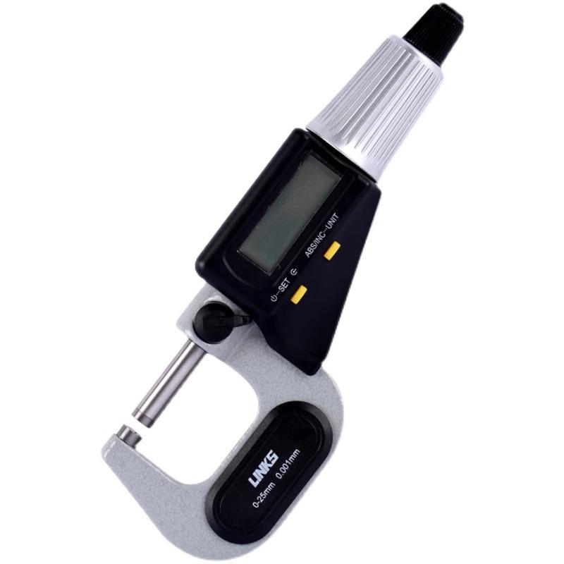 Hao Liang High-Precision Digital Micrometer 0-25mm, 0.001mm Accuracy Screw Gauge 0-25mm Range