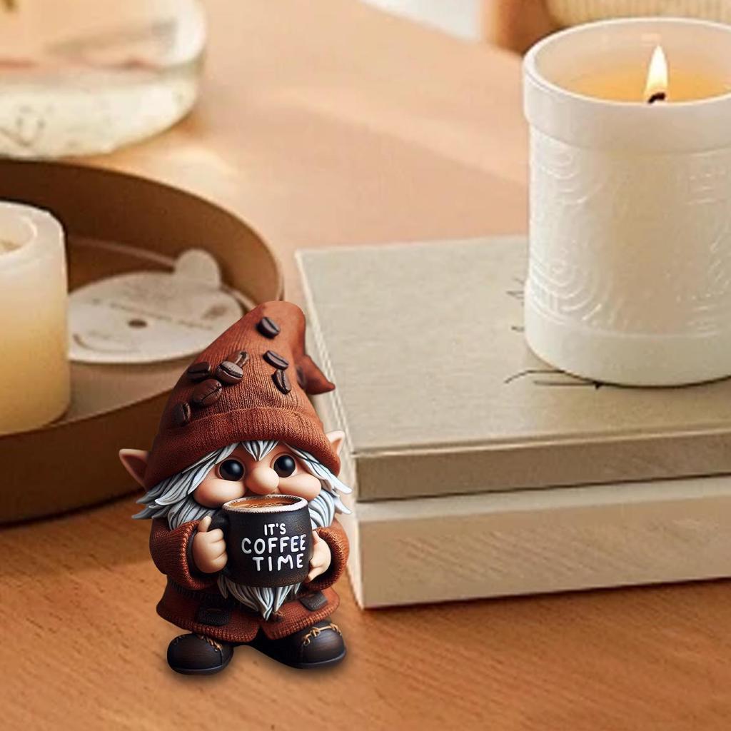 Coffee Dwarf Decorations Handmade Coffee Dwarf Statues Resin Coffee Dwarfs Coffee Theme Dwarf Decorations Kitchen Decor