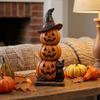 2D Flat Wood Haunted House Statue Spooky Halloween Wooden Sign  Home Decor