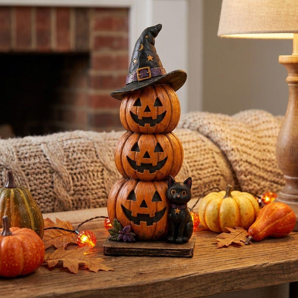 2D Flat Wood Haunted House Statue Spooky Halloween Wooden Sign Home Decor
