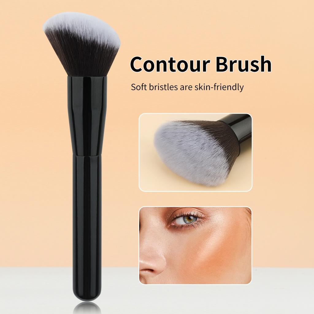 New Single Large Makeup Brush, Loose Powder Brush, Flame Brush, Flat Head Foundation Brush, Grooming Brush, Beauty Tool.