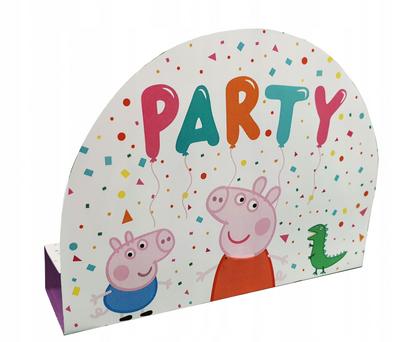 Peppa Pig Invitations with Envelopes 8 Pcs