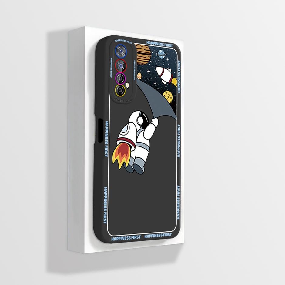 For Realme 7 Case Soft Silicone Cute Cartoon Phone Cover Shell for OPPO Realme Narzo 20 Pro 30 Narzo30 4G Cases New Design Funda