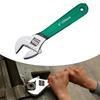 Adjustable Wrench, Hand Tool, Non-Slip Handle, Metal, Versatile, Wide Jaw, Suitable for
