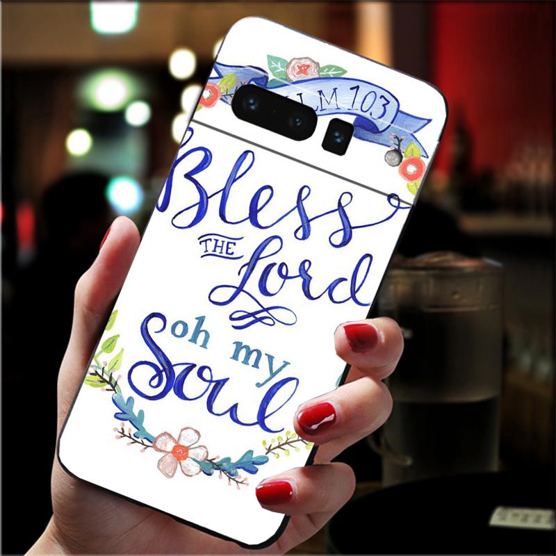 

Phone Case For Google Pixel 10 9 Pro XL 9A 8 7 6 Pro Pixel 8A 7A 6A Pixel 8 7 6 5 Bible verse Philippians Jesus Christian Flower Google Pixel 8