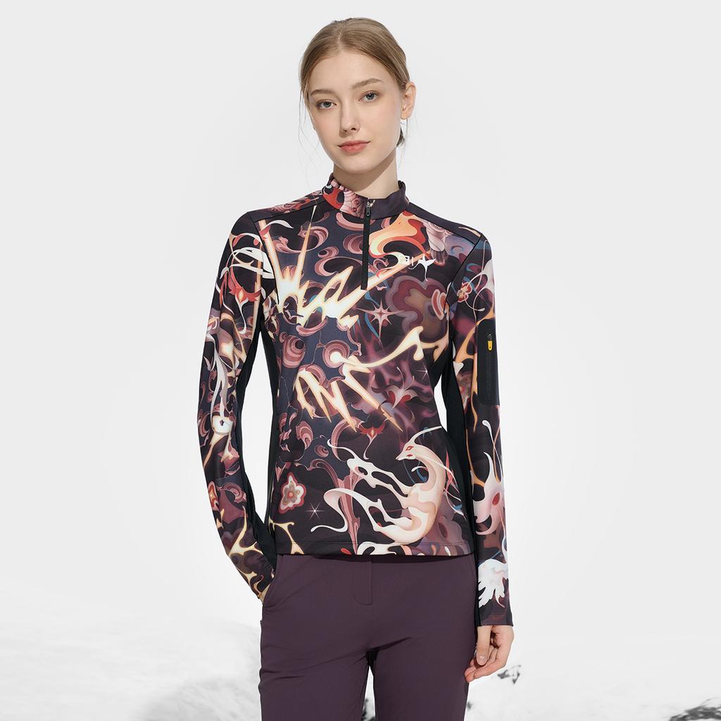 New FILA T Shirt Women's All Over Print A11W447208FZA