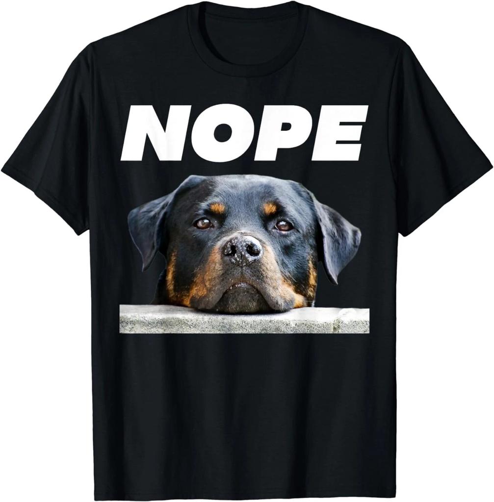 Rotweiller Nope Rottie Face Not Today Love My Rottweiler Dog Gift Unisex T-Shirt